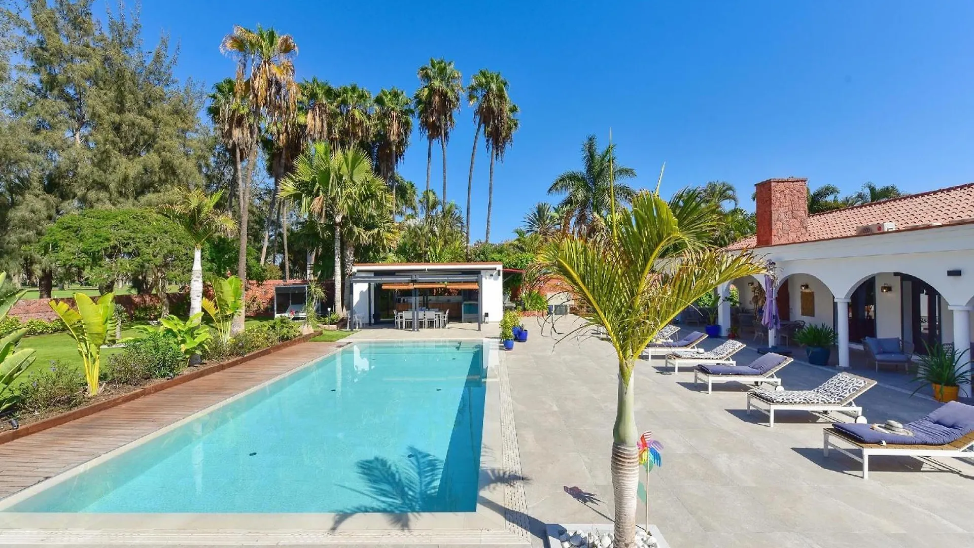 Luxury Villa With Sea View And Swimming Pool Up To 8 Persons Apv Paros Golden Beach Las Palmas de Gran Canaria 0*,